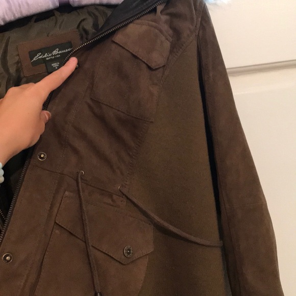 Very nice Eddie Bauer dark olive green jacket - Picture 6 of 9